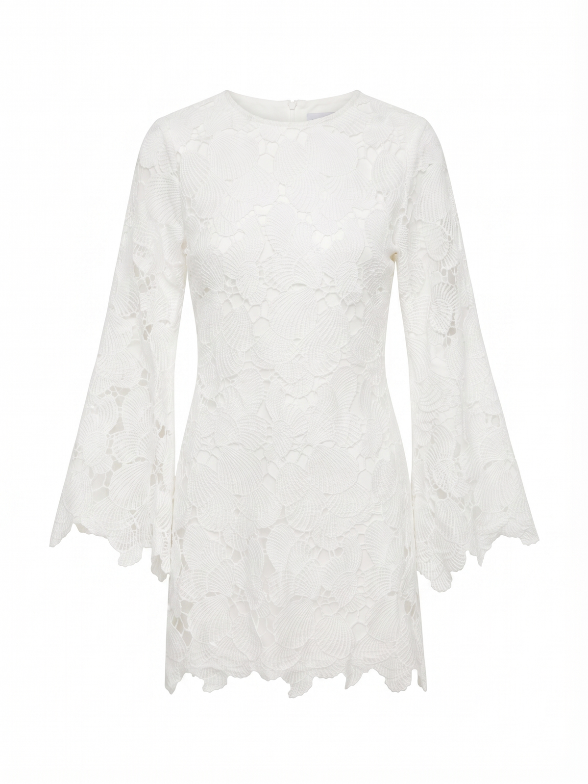 Vestido Crochê Branco