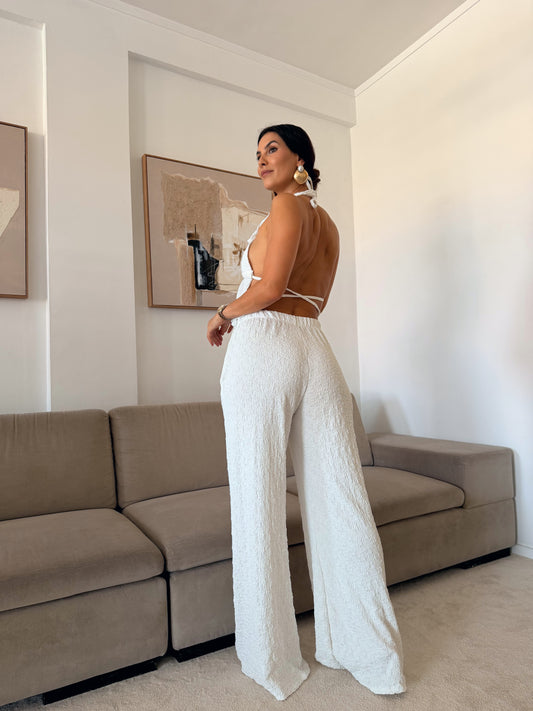 Conjunto Top Branco