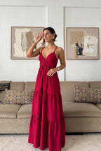Vestido Moretti Bordô