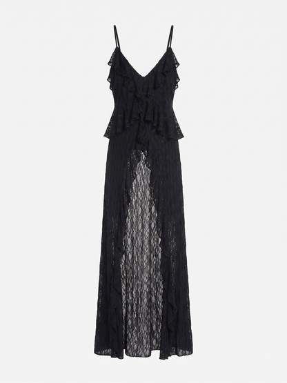 Bata Boho Chic Renda Preto