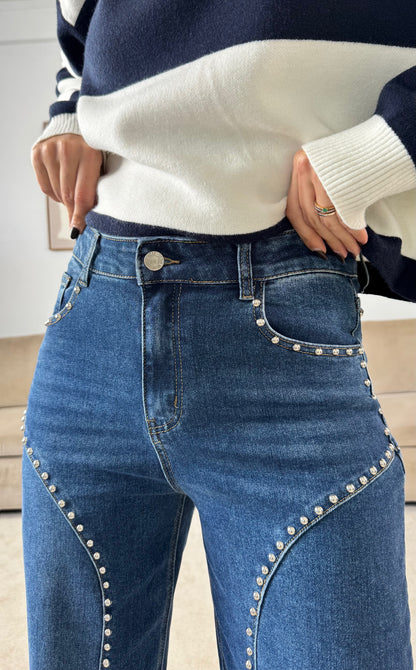 Studded Jeans