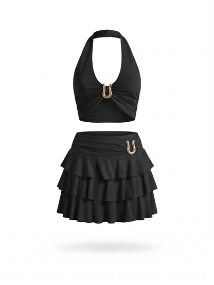 Schwarzes Set Marbella