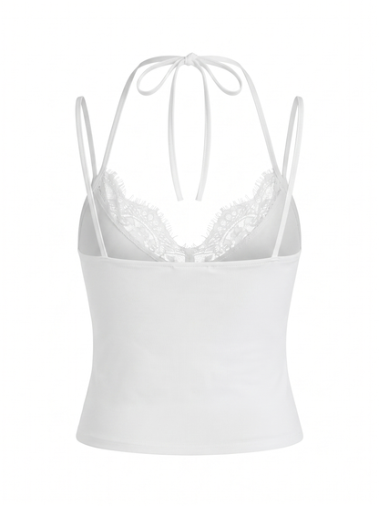 Top Detalhe Renda Branco