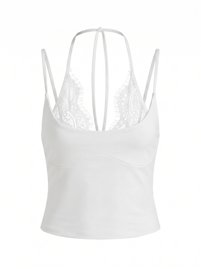Top Detalhe Renda Branco
