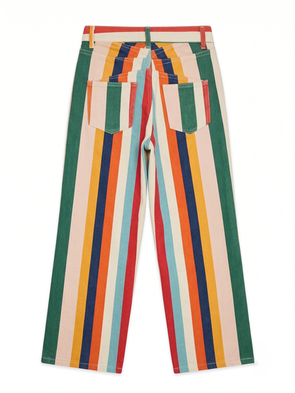 Striped jeans