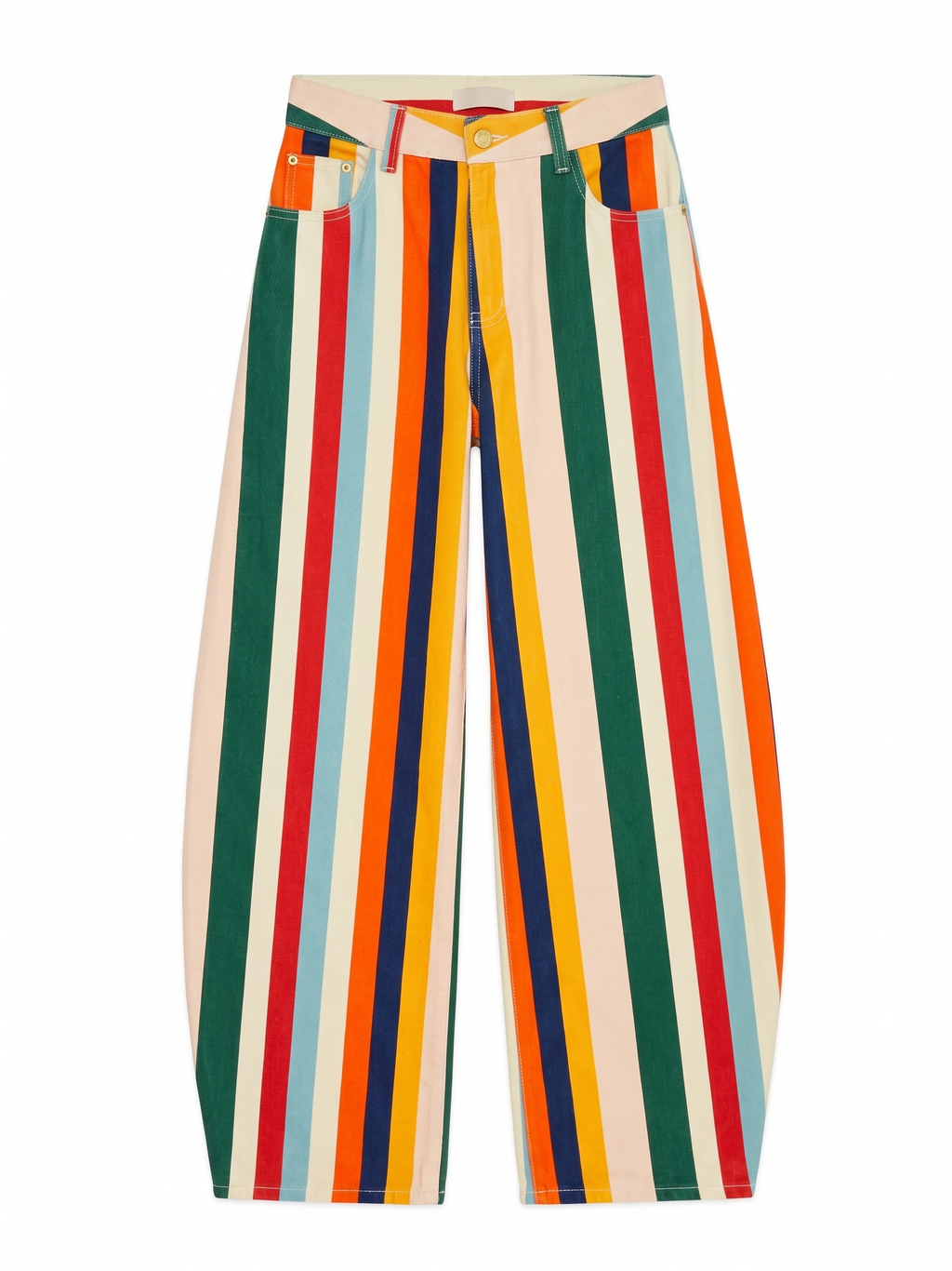Striped jeans