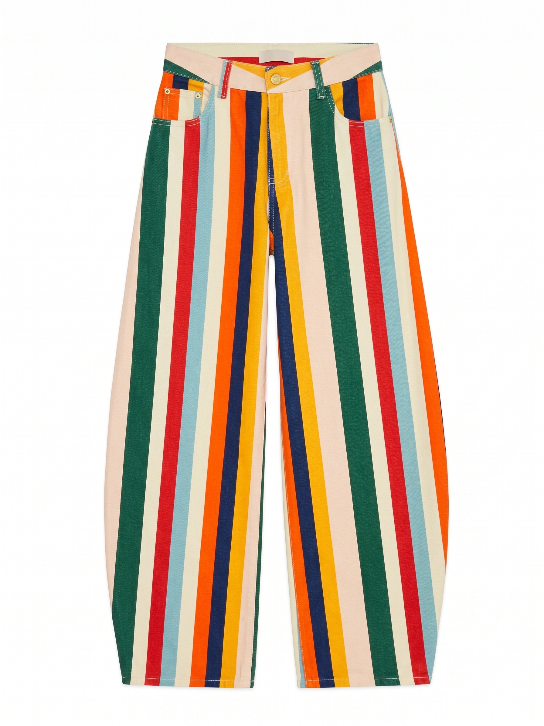 Striped jeans