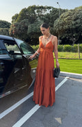 Vestido Moretti Tijolo
