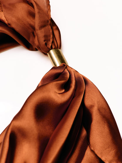 Colar Lenço Terracota