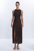 Vestido Franjas