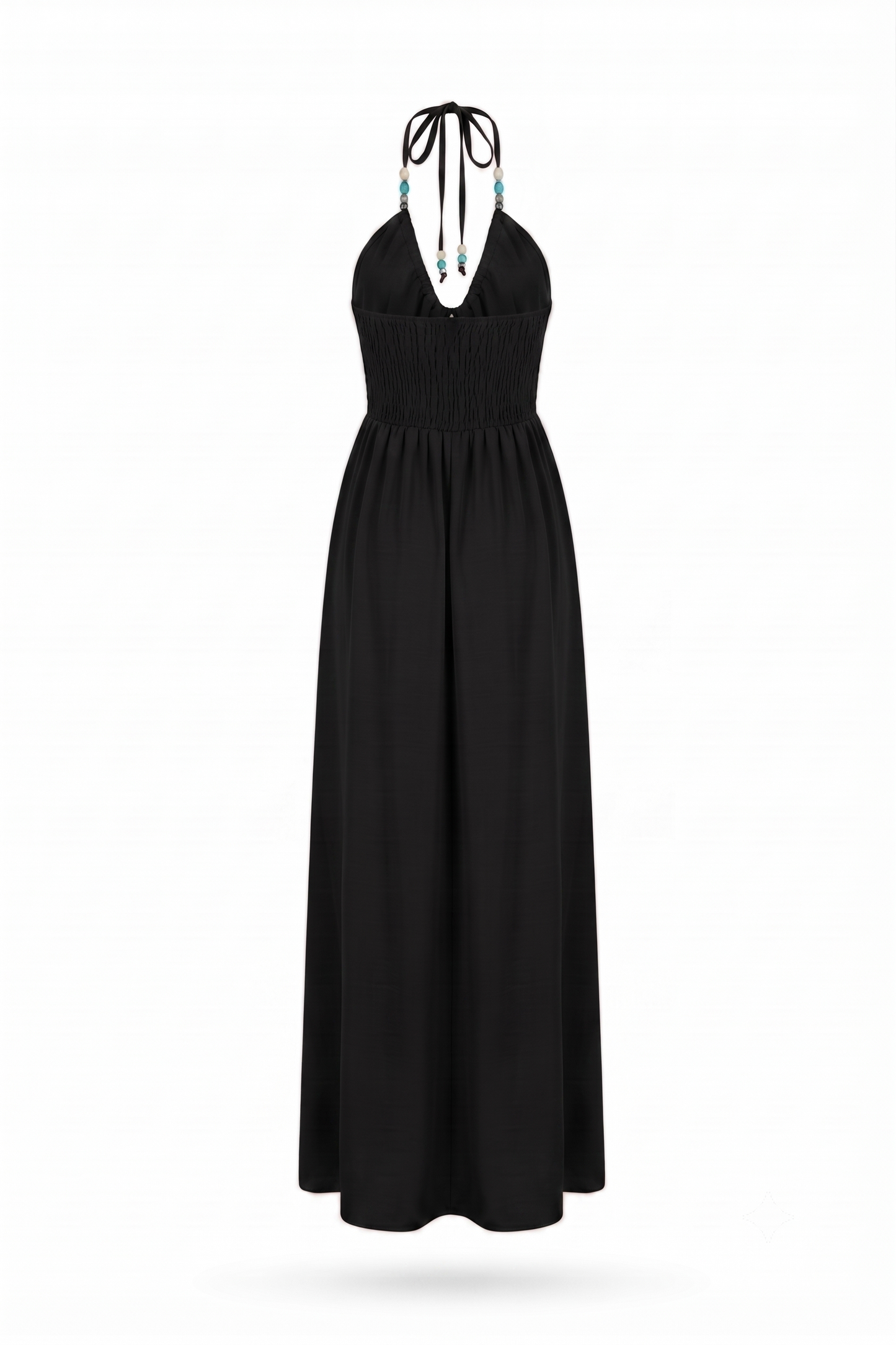 Vestido Decote Recortado Preto