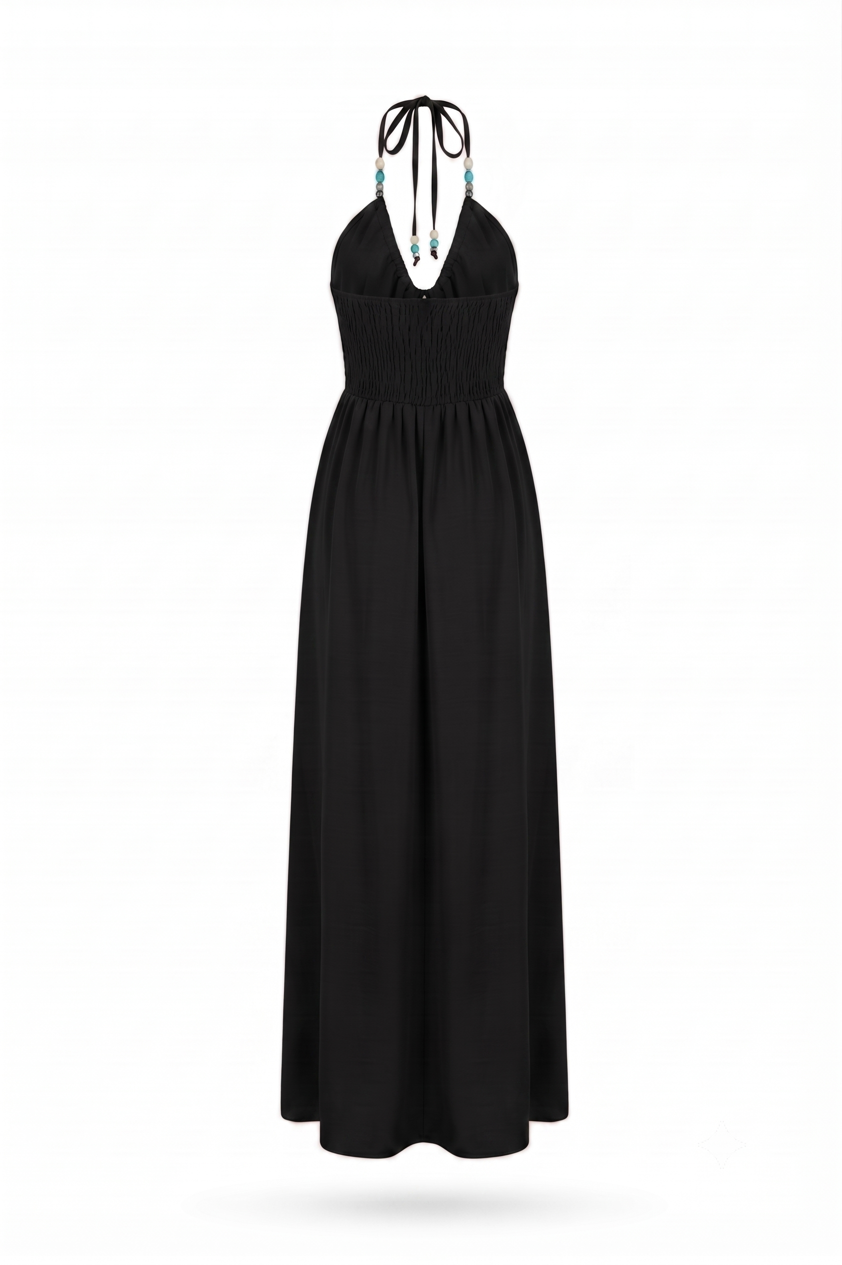 Vestido Decote Recortado Preto
