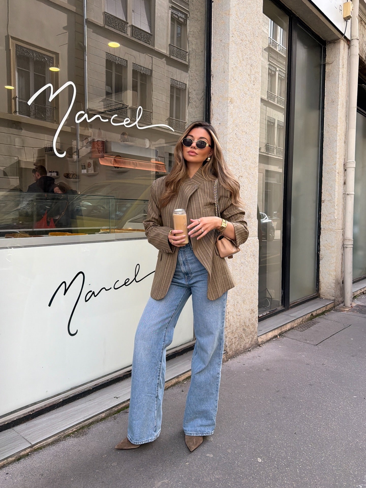 Blazer Assimétrico Xadrez