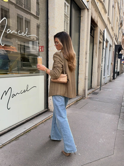 Blazer Assimétrico Xadrez