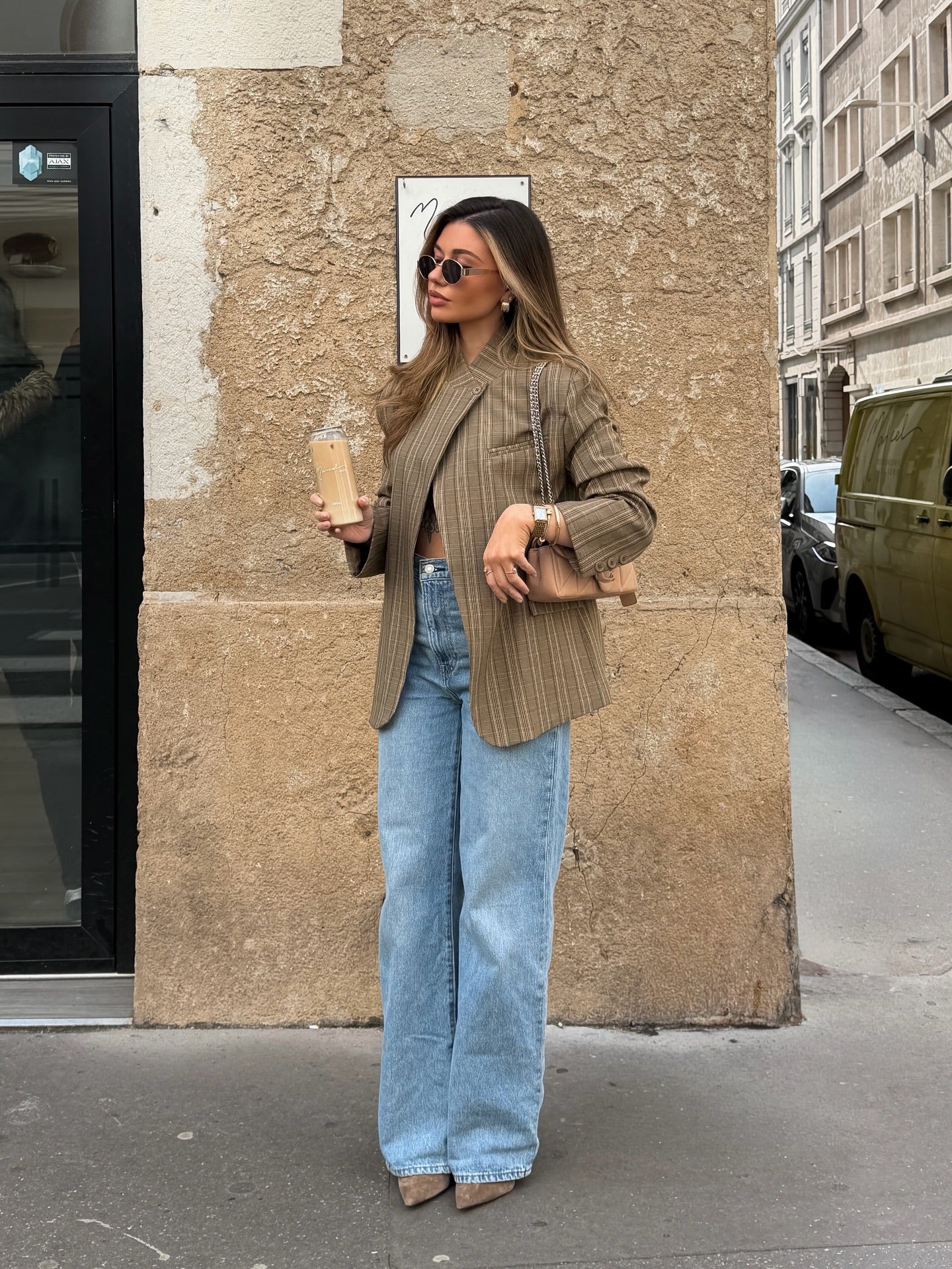 Blazer Assimétrico Xadrez