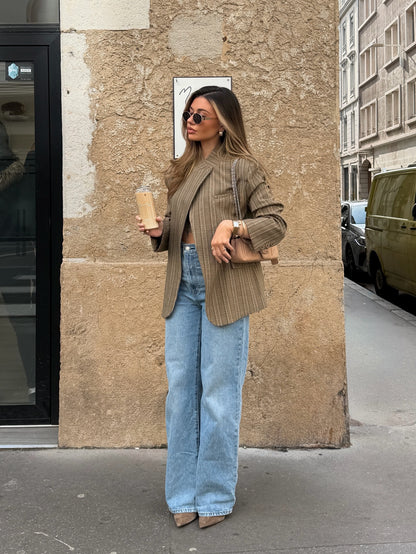 Blazer Assimétrico Xadrez