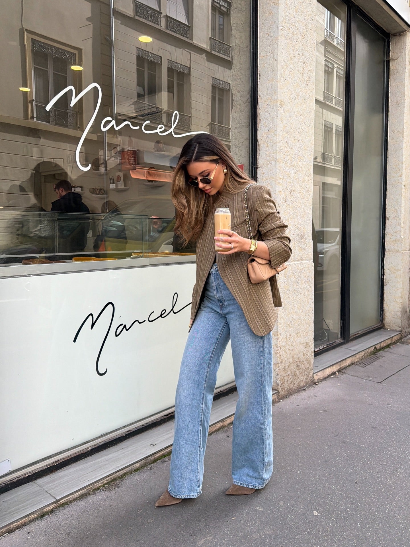 Blazer Assimétrico Xadrez