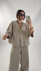 Camisa de algodón extragrande