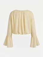 Blusa Manga Flare Yellow Butter