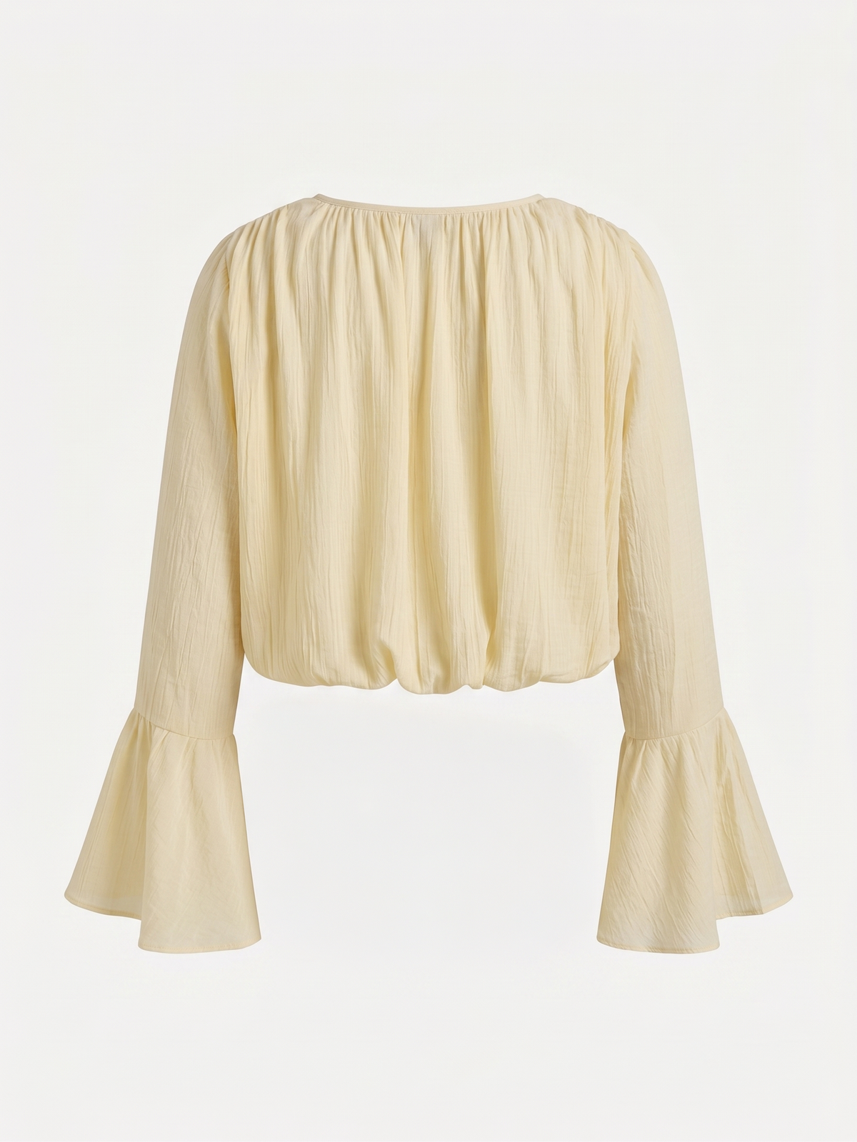 Blusa Manga Flare Yellow Butter