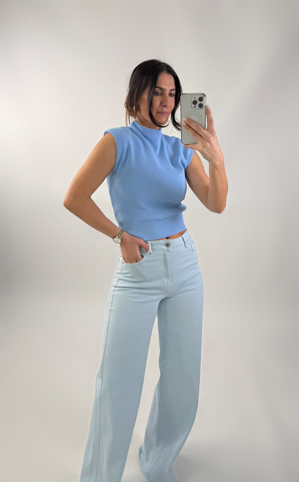 Jeans Wide Leg Denim Colors