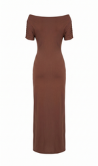 Robe longue en lycra