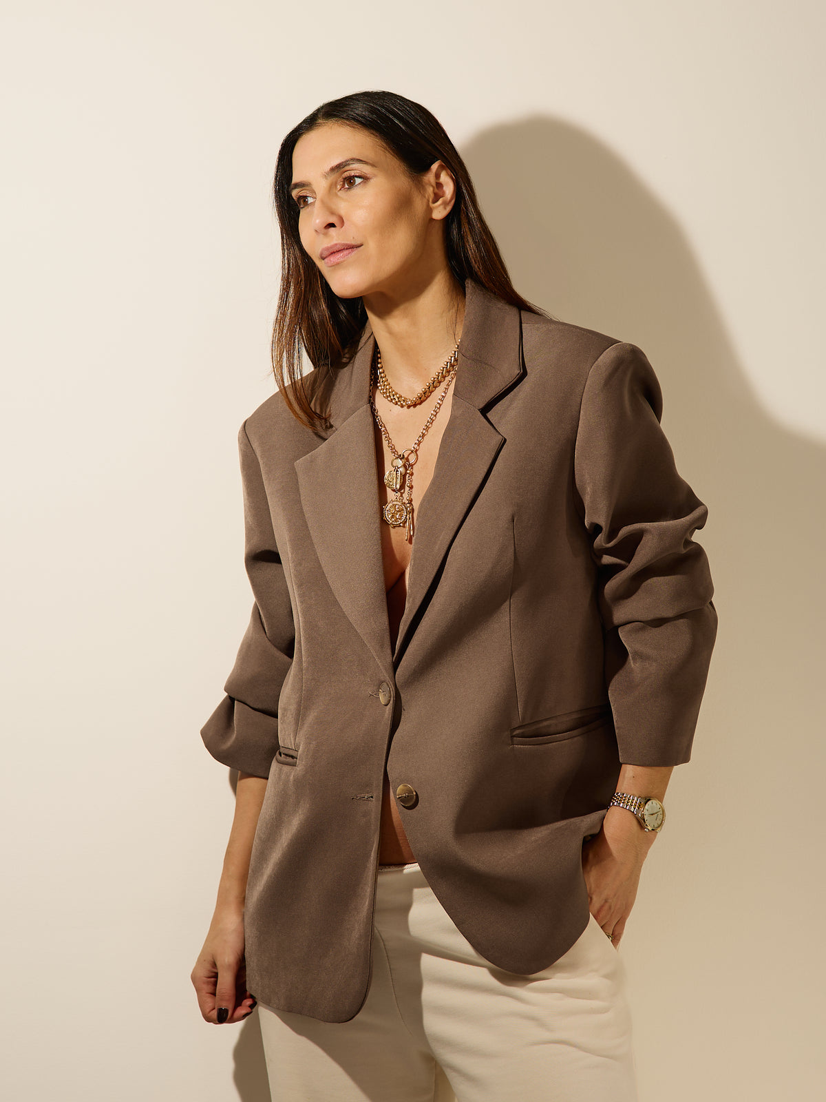 Blazer Oversize Toffee
