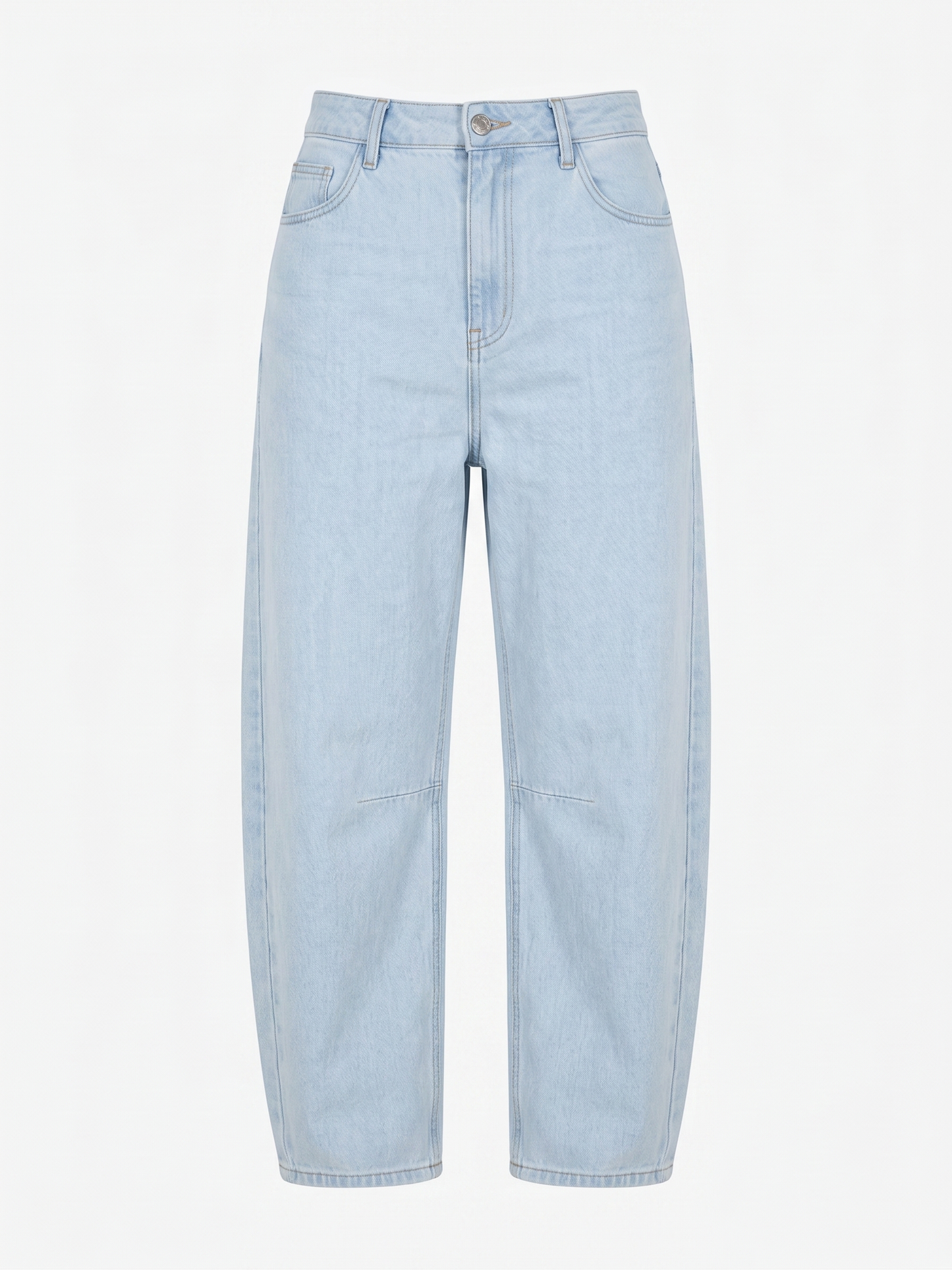 Pantalon en jean ballon bleu clair
