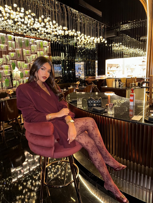 Blazer Oversize Bordeaux