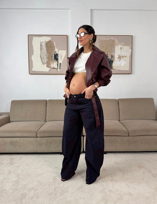 Jacket Ecopele Bordeaux