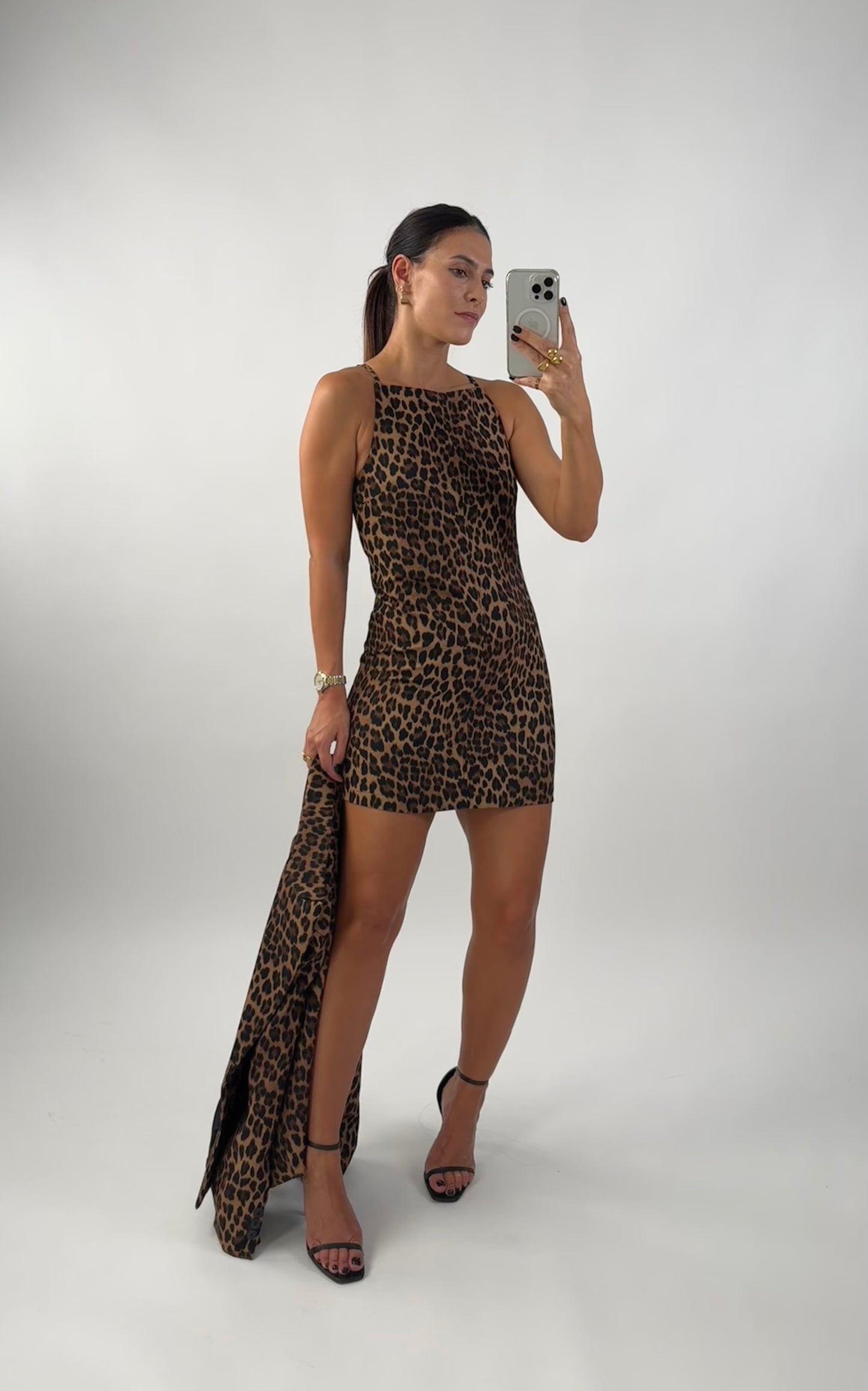 Vestido Print-Animal