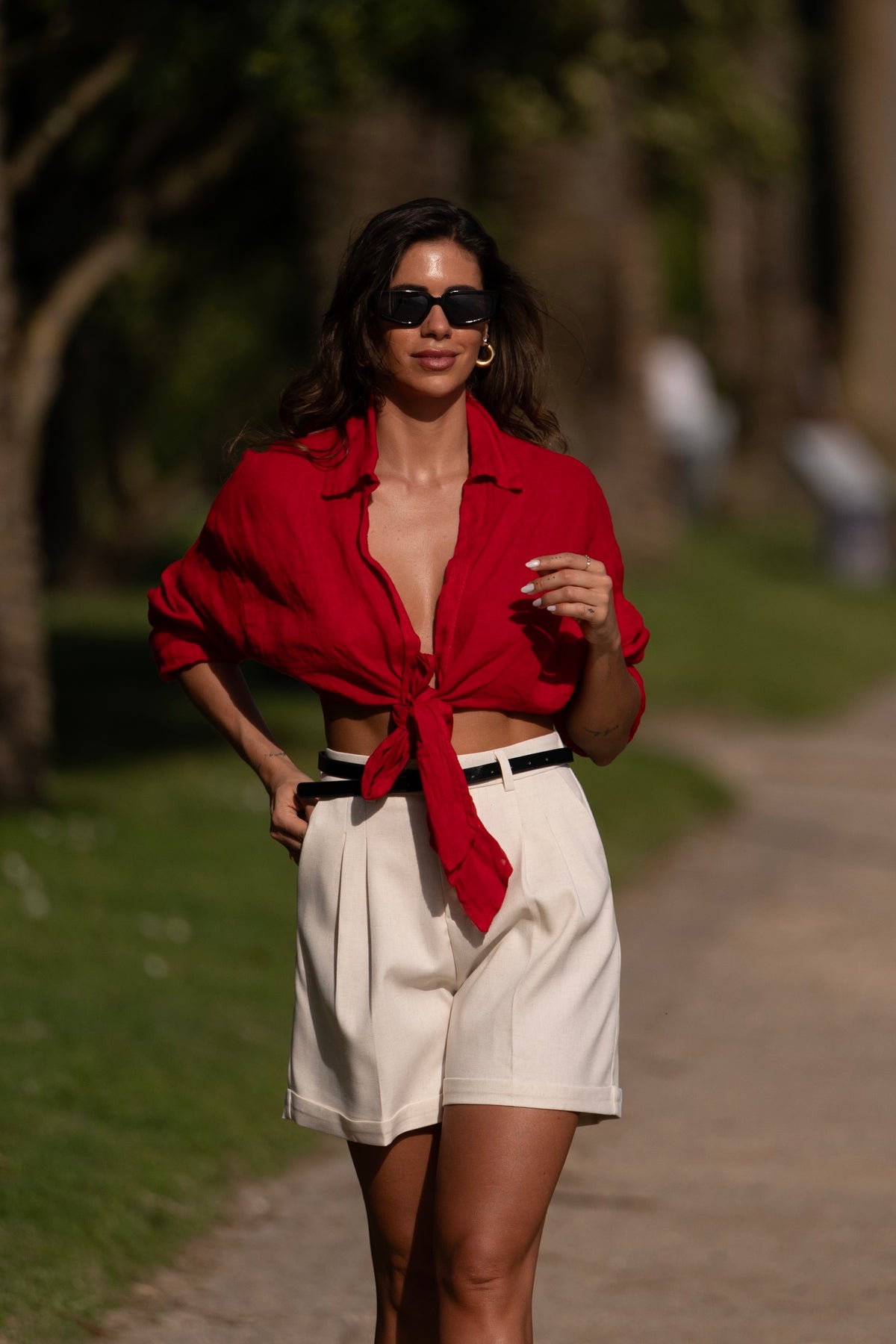 Shorts Bermuda (belt included)