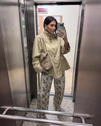 Midi Gabardine  Bege