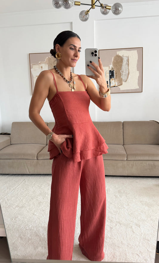 Pantaloni di lino