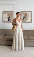 Moretti Beige Kleid