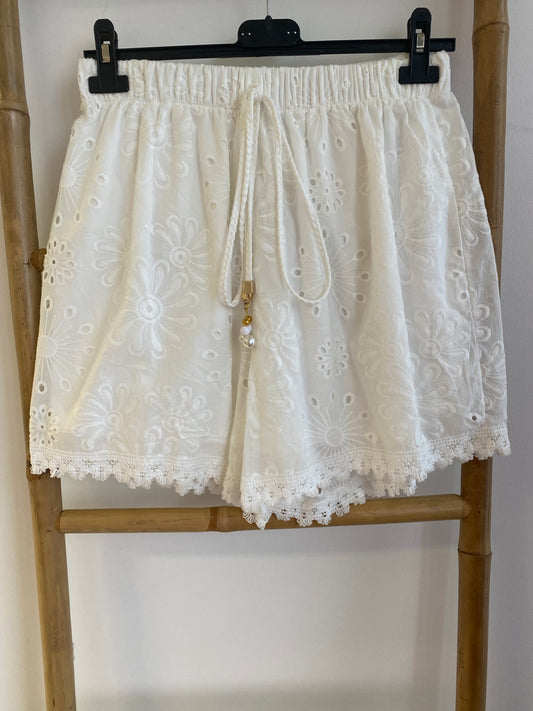 English Embroidered Shorts