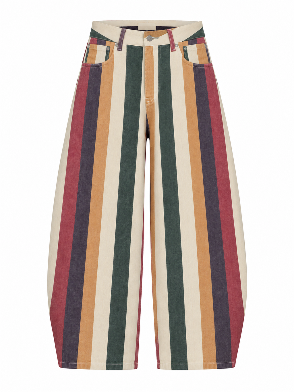 Striped Balloon Jeans