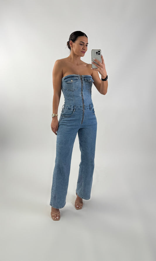 Macacão Denim