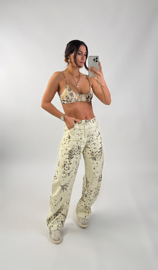 Calça Balloon Print