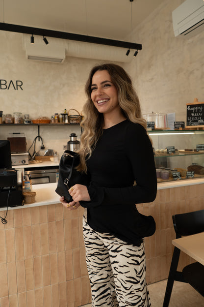 Camisola Aros Estruturais Preto