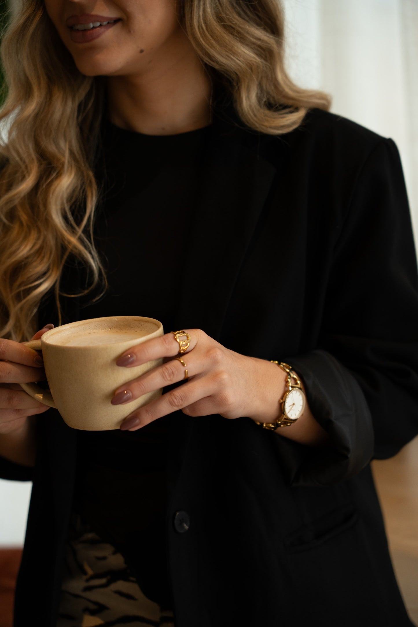 Black Oversized Farmhouse Blazer
