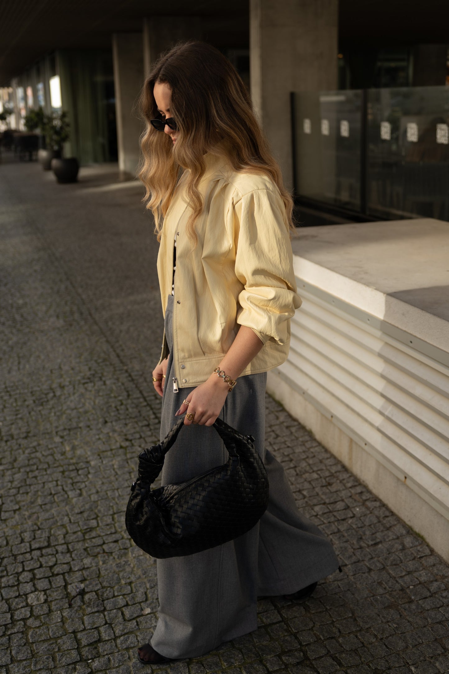 Blusão Ecopele Yellow Butter