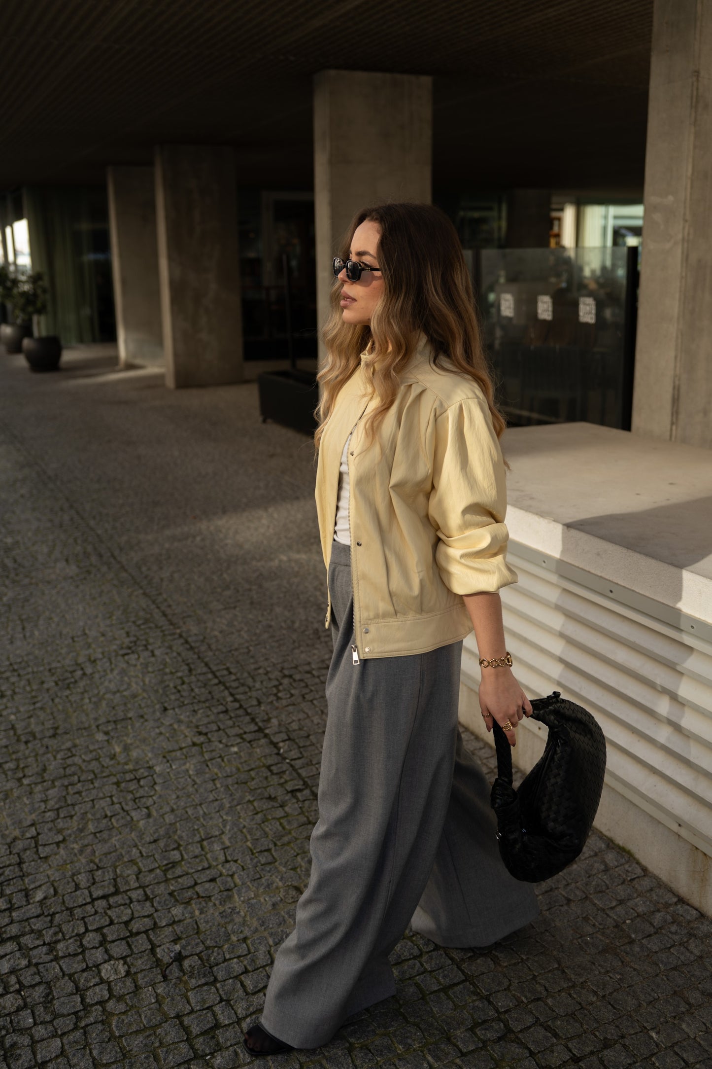 Blusão Ecopele Yellow Butter