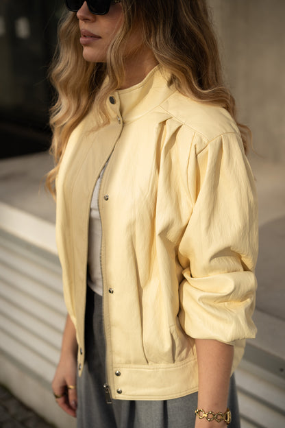 Blusão Ecopele Yellow Butter