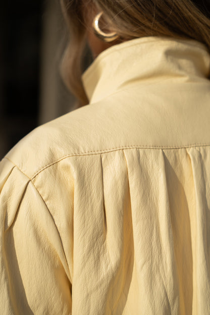 Blusão Ecopele Yellow Butter