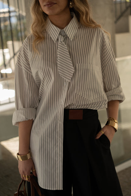 Czarne spodnie maxi dopasowane