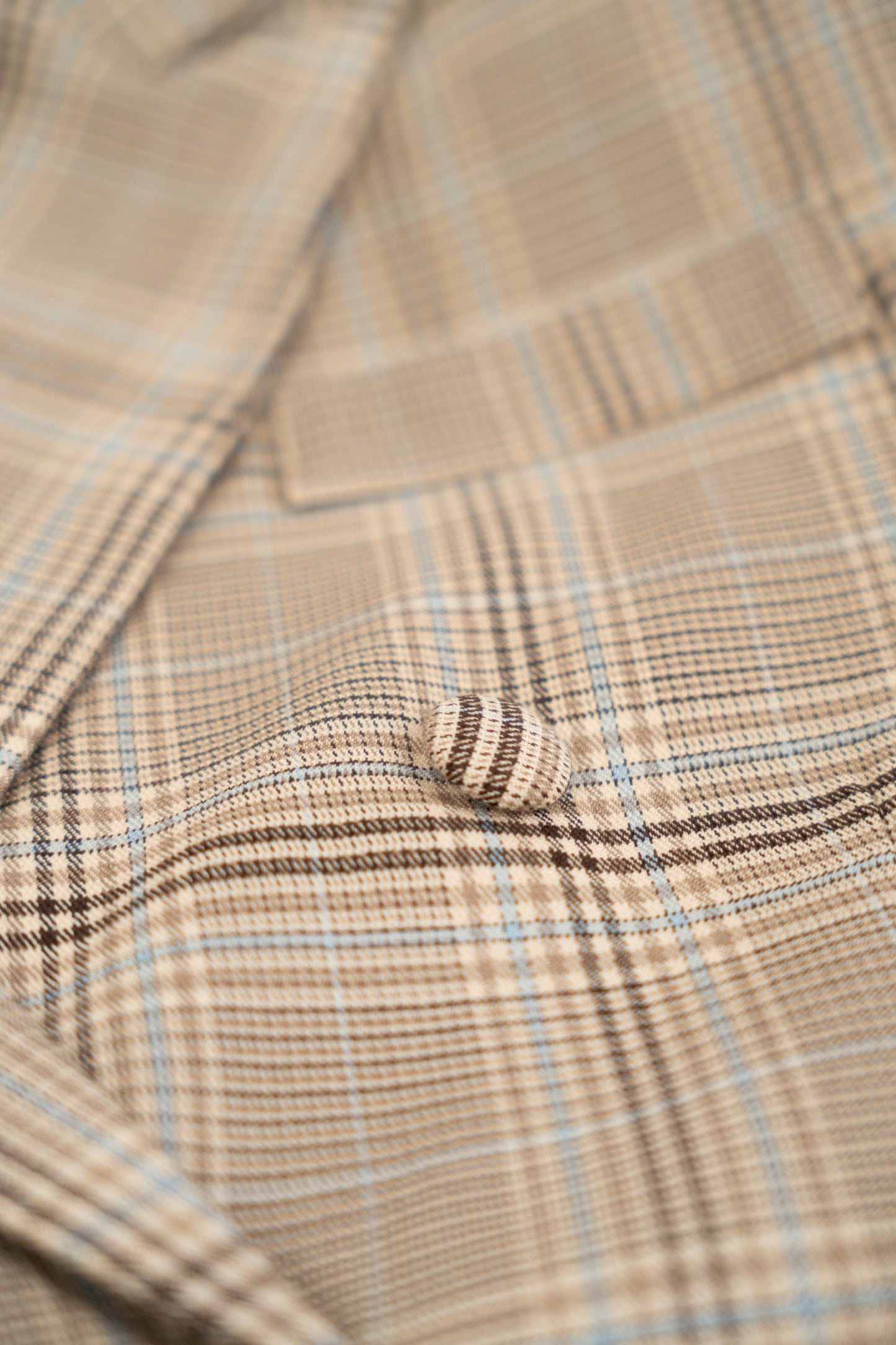 Oversize'owa marynarka w kratę