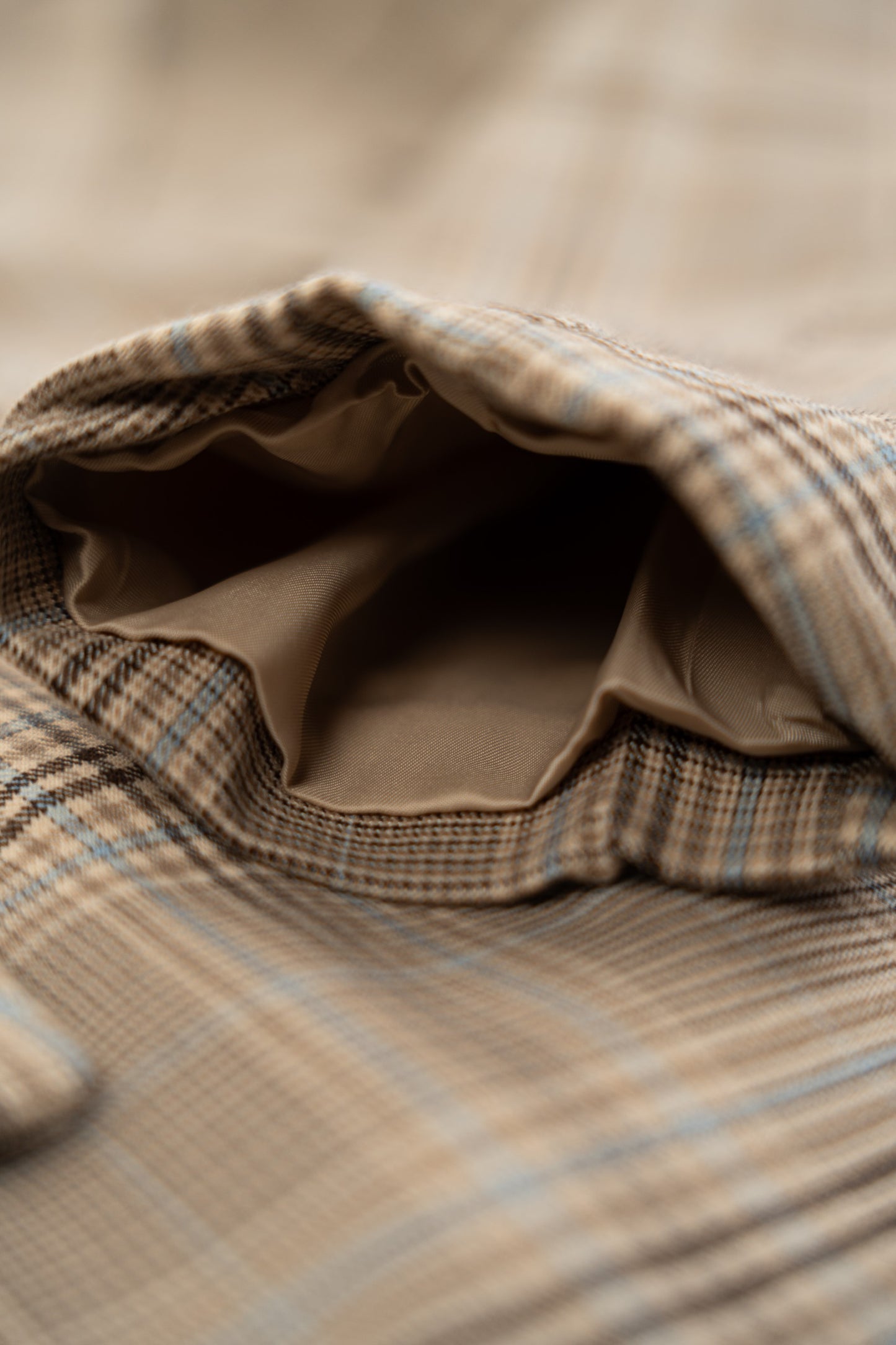 Oversize'owa marynarka w kratę