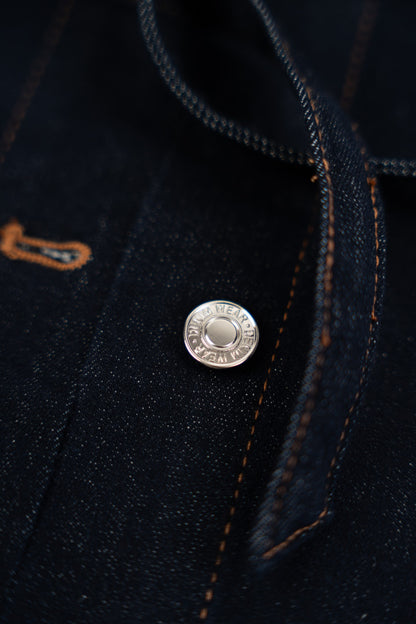 Koszula oversize z ciemnego jeansu