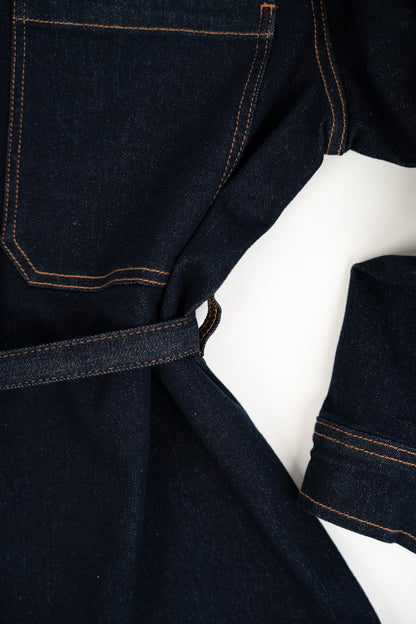 Koszula oversize z ciemnego jeansu